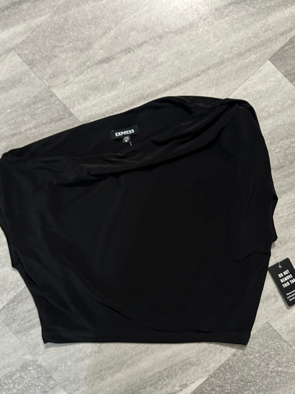 NWT Express Black Crop Top M